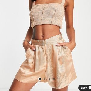 Satin Twill Shorts